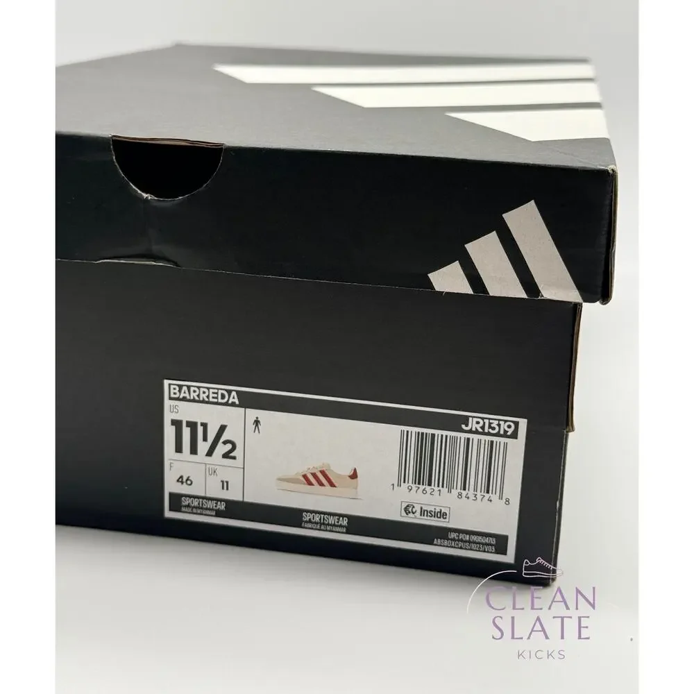 Adidas Barreda Alumina Better Scarlet Beige Men's 11.5